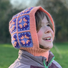 Load image into Gallery viewer, Kids Granny Square Balaclava Pattern-Crafting Patterns-EKA
