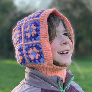 Kids Granny Square Balaclava Pattern-Crafting Patterns-EKA