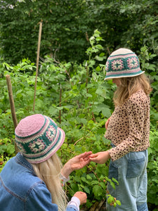 Granny Square Summer Bucket Hat PDF Pattern Download-Crafting Patterns & Molds-EKA