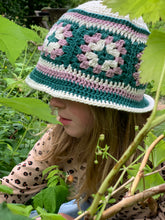 Load image into Gallery viewer, Granny Square Summer Bucket Hat PDF Pattern Download-Crafting Patterns &amp; Molds-EKA
